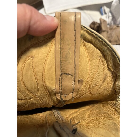 Acme Womens Size 5C Leather Two-Tone USA Made Cowboy Boots - Picture 8 of 11